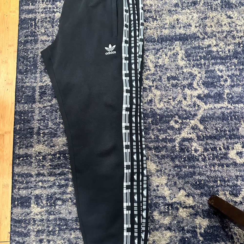 Adidas Mens Black Track Pants